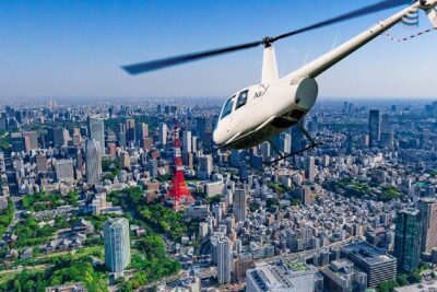 【10 mins】Tokyo Helicopter Tour + Private Car Pickup & Drop off - Skytree, the Imperial Palace Area, and Tokyo Tower From Above