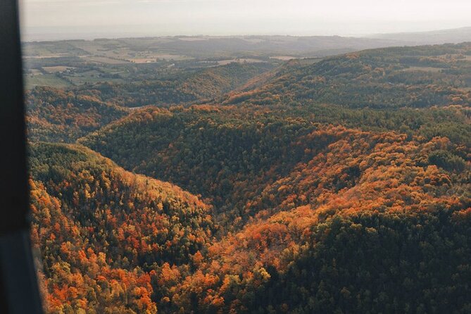 20 Minute Scenic Helicopter Private Tour - From historic town to blue water: the first aerial stop