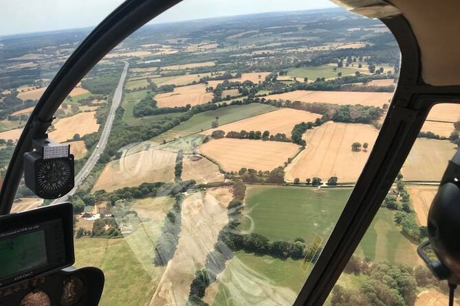 25 minute Royal Surrey Helicopter Tour - Albury Park Mansion and the 66 chimneys detail