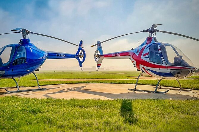 40 minute Helicopter Explorer Trial Lesson - What you’ll see: Surrey airfield, countryside, and that bird’s-eye perspective
