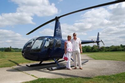 45 Minute London Olympic Helicopter Tour - The Flight Itself: Surrey to the M25 to Central London