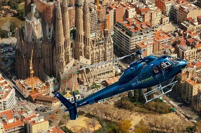 Barcelona Official Helicopter Tour with In-flight Video - Parc Forum and Port Forum: Modern Structures by the Water
