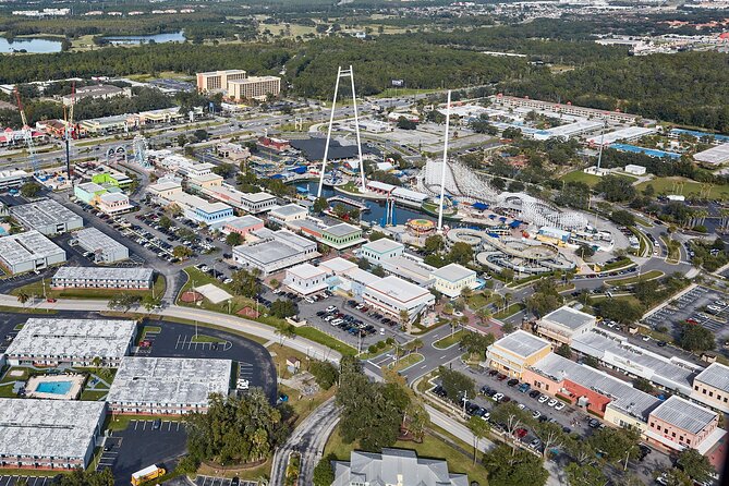 Day Flight 48 Miles Helicopter Tour over Theme Parks & Downtown - Stadiums and Arenas: Camping World Stadium and Kia Center Overflight