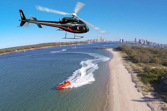 Gold Coast Helicopter 10 min Flight and Jet Boat Ride - Starting at Surfers Paradise: your first step is Ferny Ave