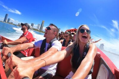 Gold Coast Helicopter 10 min Flight and Jet Boat Ride - The jet boat on the Broadwater: where the thrills get real