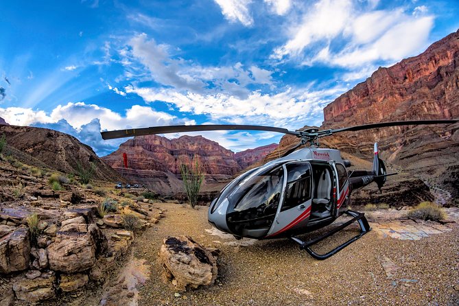 Grand Canyon Deluxe Helicopter Tour with Landing from Las Vegas - Inside the Eco-Star EC130: comfort, headphones, and weight rules