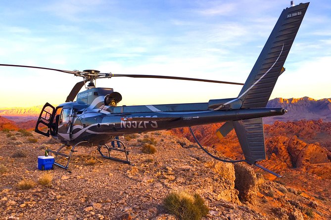 Grand Canyon Helicopter Flight with Sunset Valley of Fire Landing - Why This Sunset Helicopter Route Fits the Grand Canyon Perfectly