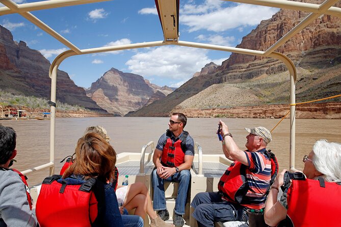 Grand Canyon West Rim by Plane with Skywalk & Optional Helicopter - River time by pontoon boat: pretty, but not long