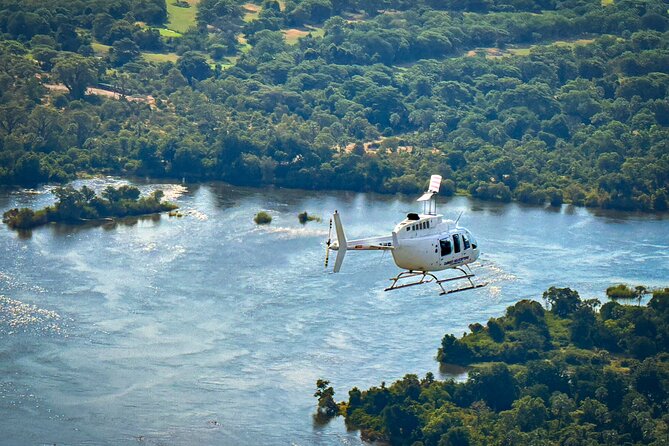 Helicopter Flight Experience Over Victoria Falls - Photos and video after landing: neat, but watch the pricing