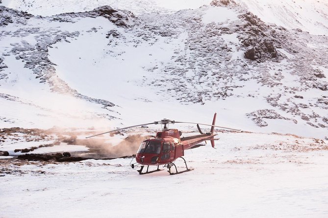 Helicopter Flight Over Geothermal Landscapes from Reykjavik - The helicopter flight east of Reykjavík: craters, lava fields, and active vents