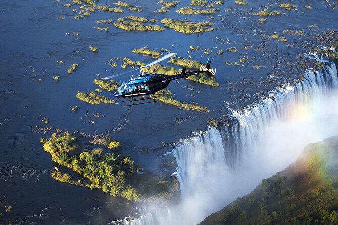 Helicopter Flight+window Seat Guarantee over the Victoria Falls - Pilot Confidence and a Calmer Ride for First-Timers