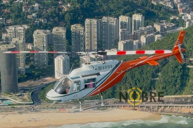 Helicopter Ride in Rio de Janeiro - 30 Minutes by Comandante Nobre - The 30-minute Rio route: beaches, lagoons, and big-city scale