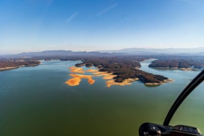 Helicopter Ride in Smoky Mountain Sevierville Douglas Lake Tour - Douglas Lake Views: A Reservoir Made by the Dam