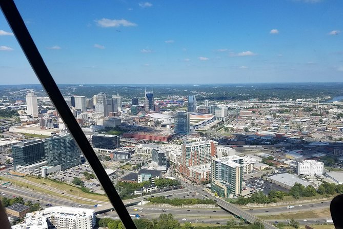 Helicopter Tour of Downtown Nashville - Ryman Auditorium and Tennessee State Capitol in one strong stretch