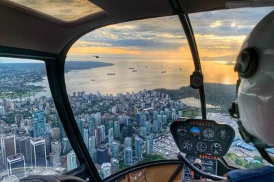 Helicopter Tour of Vancouver City (Depart SKY Hangar) - The SKY Shuttle ride: a guided warm-up with city context
