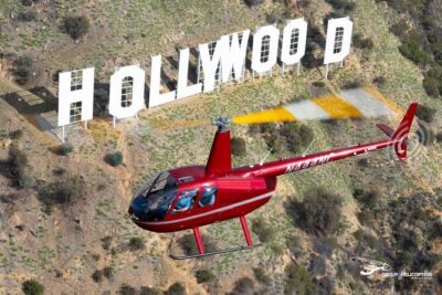 Hooray for Hollywood 35-Minute Helicopter Tour - Flying over the highway across the Santa Monica range