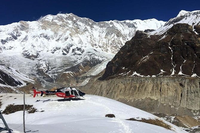 Landing Helicopter at Annapurna base camp from Pokhara tour - What the Reviewers Got Right: Help That Makes a Big Trip Easier