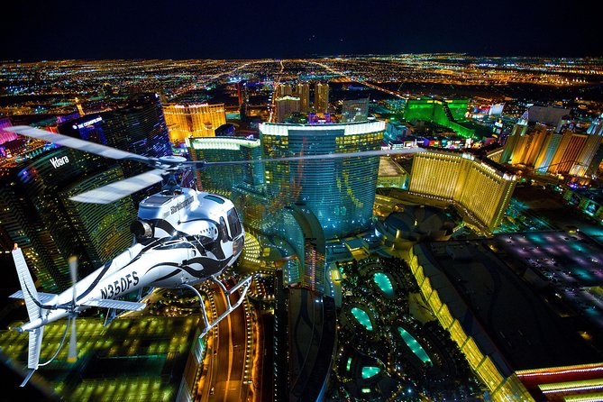 Las Vegas Helicopter Night Strip Flight Tour with Optional Dinner - Key things to know before you fly