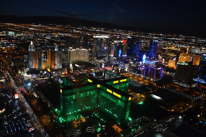 Las Vegas Helicopter Night Strip Flight Tour with Optional Dinner - The Flight Route: Sphere, High Roller, Fremont Street, and the Fountains