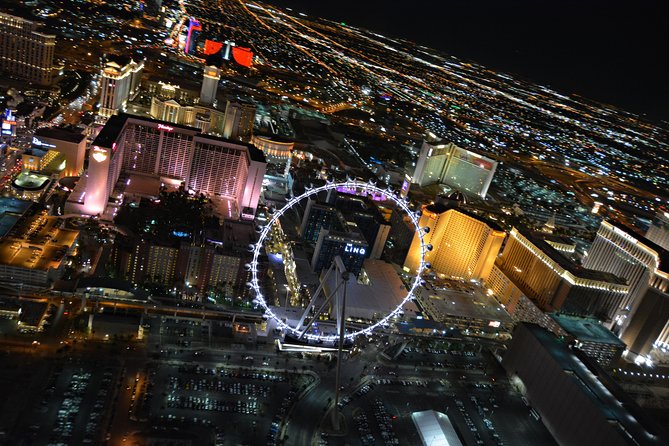 Las Vegas Night Flight Helicopter Wedding Ceremony - The Helicopter Ride: What It Feels Like Up There at Night