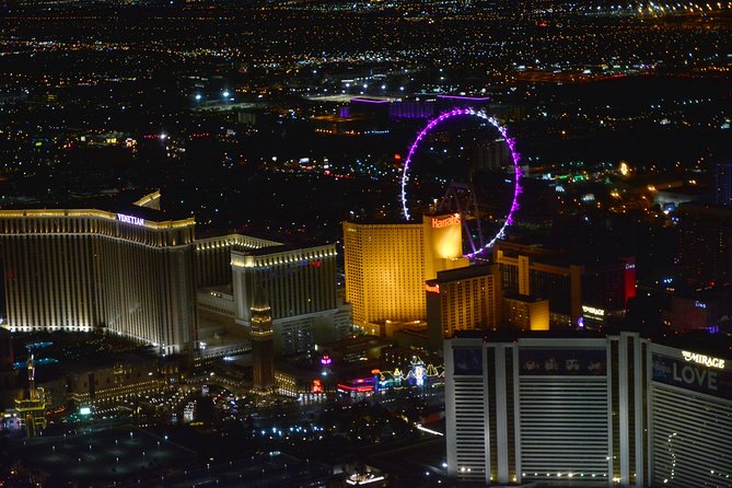 Las Vegas Night Flight Helicopter Wedding Ceremony - The Las Vegas Strip Segment: Saying Yes Over Bellagio, Venetian, and More