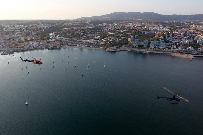 Lisbon: Helicopter Tour over Cascais & Cabo da Roca - Oeiras, Carcavelos, Estoril, Cascais: the Riviera’s shoreline grid