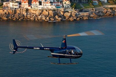 Lisbon: Helicopter Tour over Cascais & Cabo da Roca - From Algés heliport: the Tagus meets the Atlantic view
