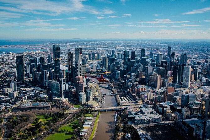 Melbourne City Scenic Helicopter Ride - Pre-flight photos and the pilot’s city pointers