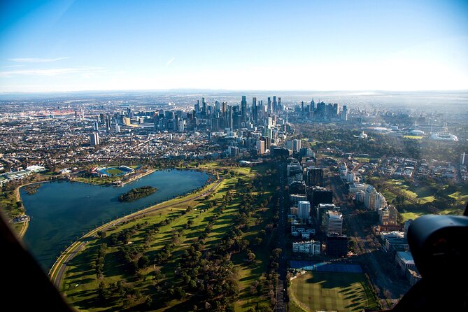 Melbourne City Scenic Helicopter Ride - Albert Park Lake for the Formula 1 GP Circuit
