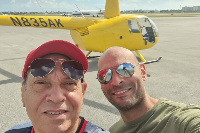 Miami Sightseeing Helicopter Tour Ride things to do Miami Beach - Haulover sandbar, the nude beach, and Ocean Drive landmarks