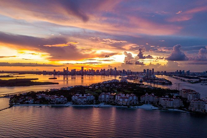 Miami Sunset Private Helicopter Tour - Where you fly: Biscayne Bay to Key Biscayne and the Miami Beach front row