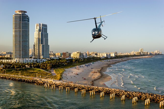 Miami Top-Rated Helicopter Tour: South Beach, Downtown & Islands - The helicopter experience: air-conditioned comfort and clear headsets