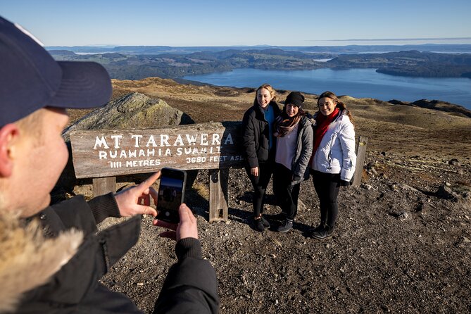 Mount Tarawera Volcanic Adventure by Helicopter - Stop 1: landing on Mt Tarawera and the short guided walk