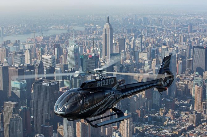 New York Helicopter Tour: City Skyline Experience - Central Park and the Intrepid Angle