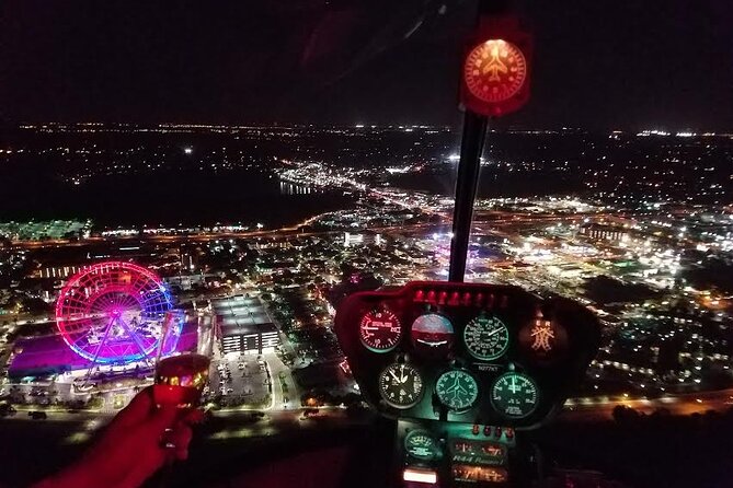 Private Helicopter 77 Miles Fireworks Tour over all Theme Parks - Fireworks Over Orlando, Seen Like a Movie Set
