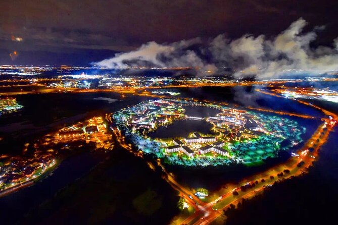Private Helicopter After-hours 48 Miles Tour Theme Parks&Downtown - What you’ll actually see during the night flight