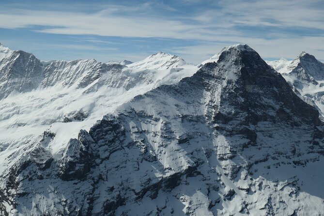 Private helicopter tour to the Swiss Alps - see the Eiger, Monch and Jungfrau - Piz-Gloria and James Bond 007: the Alps with movie lore
