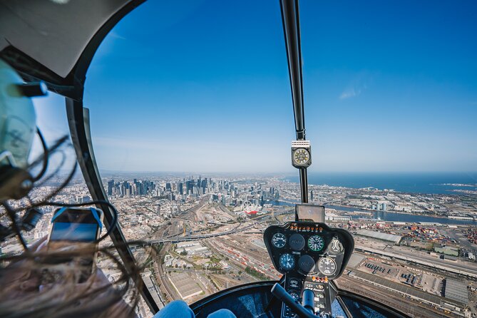 Private Melbourne Skyline Helicopter Ride - Eureka and Melbourne 108 Behind the Gardens