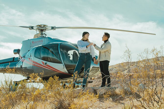 Red Rock Canyon Helicopter Tour with Landing and Champagne Toast - Weather, timing, and the real flight length