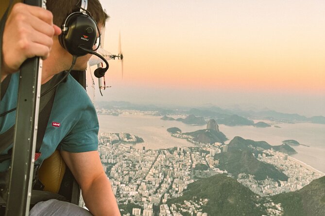 Rio de Janeiro Helicopter Tour without Doors - The route from Recreio to Barra: long beach lines from above