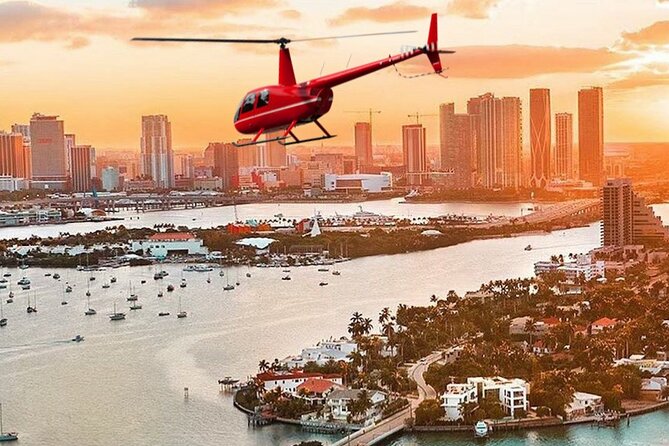Romantic Miami Helicopter Tour with Champagne - The romance factor: champagne + a private helicopter route