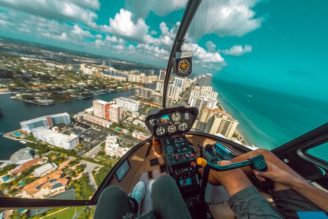 Romantic Miami Helicopter Tour with Champagne - Port of Miami and the cruise energy below