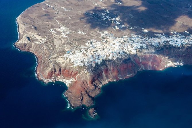 Santorini 30min Helicopter Tour - Megalochori, Perissa’s black sand, and Kamari’s shoreline