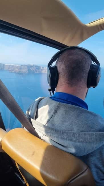 Santorini: Helicopter Sightseeing Flight Over Caldera - Practical limits that matter: bags, ID, and who should go