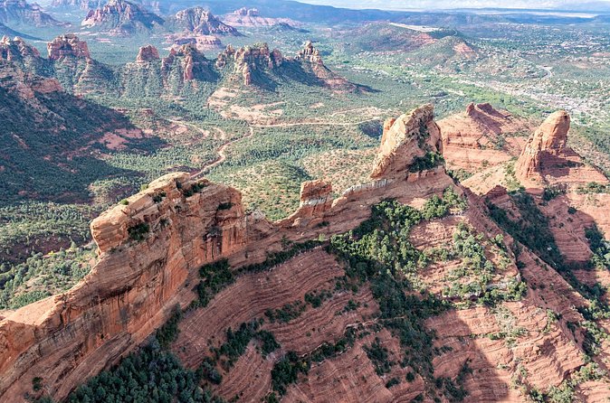Sedona Helicopter Tour: Wild West Tour - Robber’s Roost to Mingus Mountain: the Wild West storyline pays off