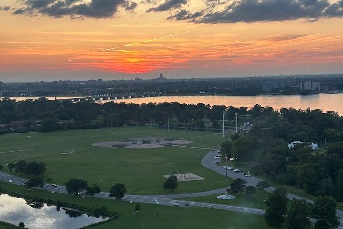 Sunset Helicopter Experience in Downtown Detroit - Stop 2: Ambassador Bridge, Gordy H Bridge, and a Detroit-Windsor Sweep