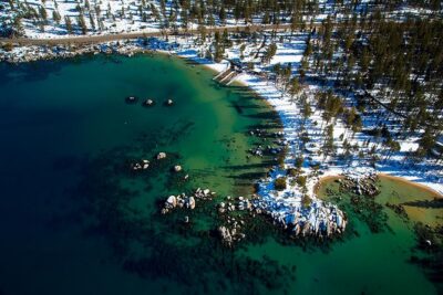 Tahoe's Sand Harbor Helicopter Tour - Sand Harbor from the air: the iconic part you can’t fully replace