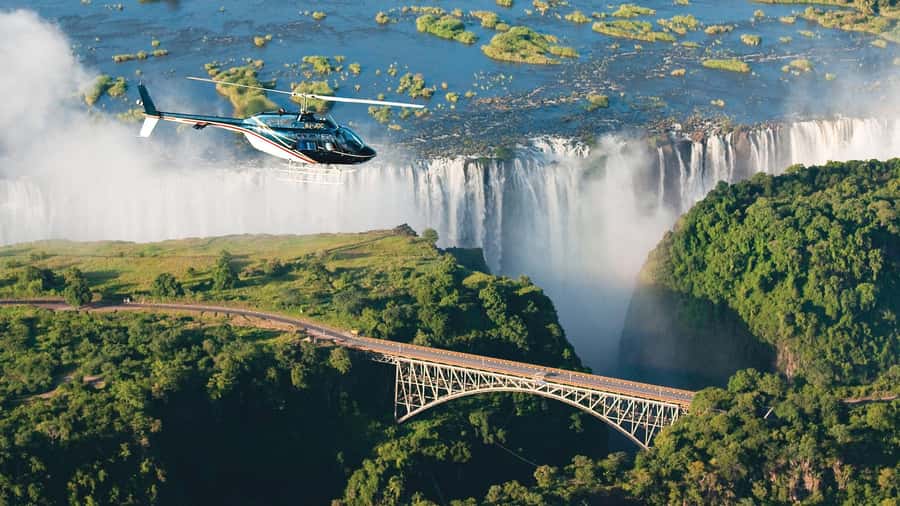 Victoria Falls Scenic Day Tour with Lunch & Helicopter Tour - A 6-hour combo day: walking first, flying second