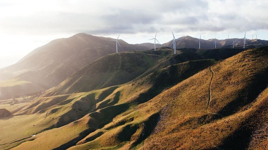 Wellington: Scenic South Coast Discovery Helicopter Flight - West toward Makara Wind Farm: seeing energy get real