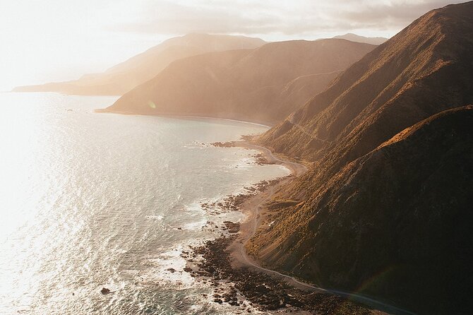 Wellington South Coast Discovery Helicopter Flight - Cook Strait and coastline angles you can’t copy from land